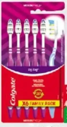 Colgate Toothbrush ZigZag Flex Medium X6