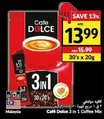 Viva Café Dolce 3 in 1 Coffee Mix offer