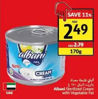 Viva Albani Sterilized Cream with Vegetable Fat 170g offer
