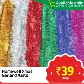 Lulu Hypermarket Homewell Xmas Garland Asstd offer