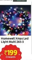 Lulu Hypermarket Homewell Xmas Led Light Multi 265 3 offer