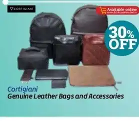 Lulu Hypermarket Cortigiani Genuine Leather Bags and Accessories offer