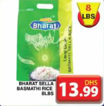 Grand Mall Sharjah BHARAT SELLA BASMATHI RICE 8LBS offer