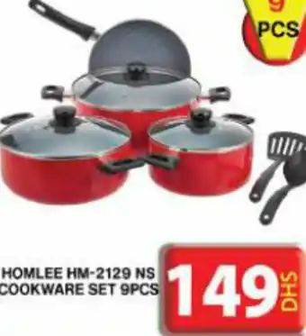 Grand Mall Sharjah HOMLEE HM 2129 NS COOKWARE SET 9PCS offer