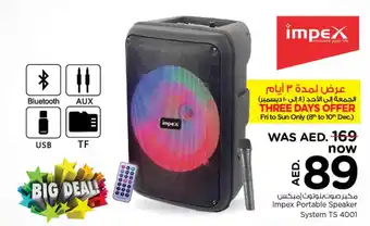 Nesto Impex Portable Speaker System TS 4001 offer