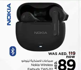 Nesto Nokia Wireless Earbuds TWS 112 offer