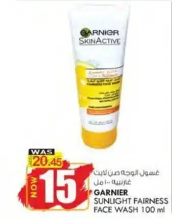 KM Trading GARNIER SUNLIGHT FAIRNESS FACE WASH 100 ml offer