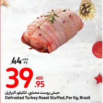 Carrefour Desforsted Turkey Roast Stuffed Per Kg Brazil offer