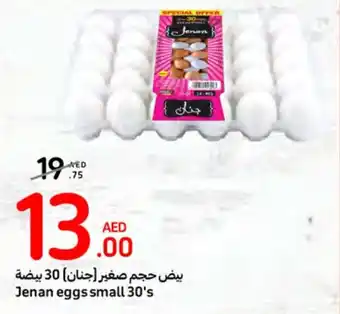 Carrefour Jenan eggs small 30's offer
