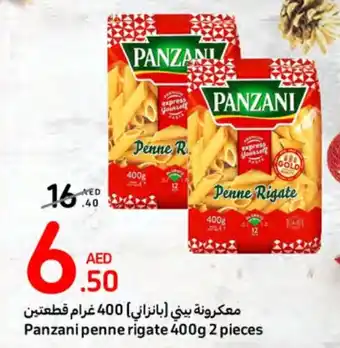 Carrefour Panzani penne rigate 400g 2 pieces offer