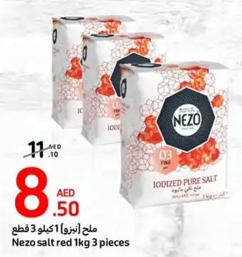 Carrefour Nezo salt red 1kg 3 pieces offer