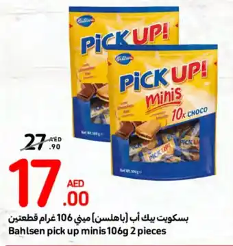 Carrefour Bahlsen pick up minis 106g 2 pieces offer