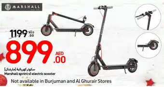 Carrefour Marshall sprint s1 electric scooter offer