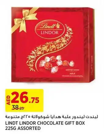 Géant LINDT LINDOR CHOCOLATE GIFT BOX 225G ASSORTED offer