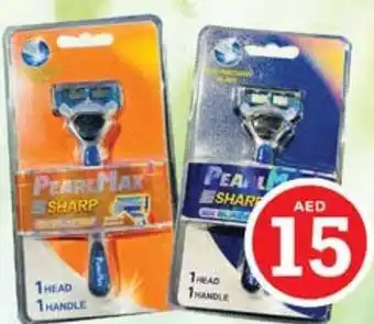 Nesto Pearlmax Sharp Six Blade Razor Orange Blue offer