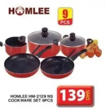 Grand Hyper Market HOMLEE HM-2129 NS COOKWARE SET 9PCS offer