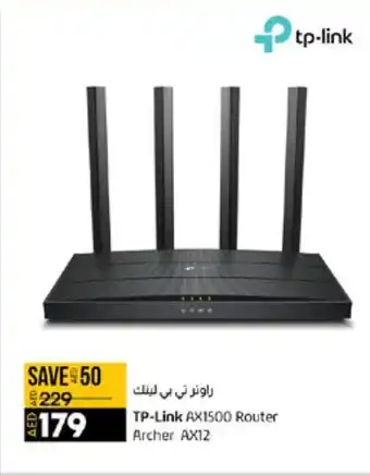 Lulu Hypermarket TP-Link AX1500 Router Archer AX12 offer