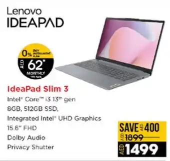 Lulu Hypermarket Lenovo IdeaPad Slim 3 offer