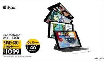 Lulu Hypermarket iPad (9th gen) Wi-Fi-64GB offer