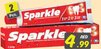 Nesto Sparkle Toothpaste 2x130gm 2pcs offer