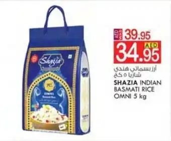KM Trading SHAZIA INDIAN BASMATI RICE OMNI 5 kg offer