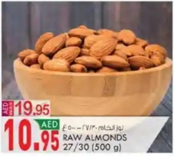 KM Trading RAW ALMONDS 27/30 (500 g) offer