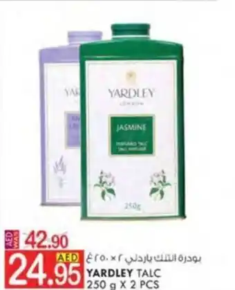 KM Trading YARDLEY TALC 250 g X 2 PCS offer