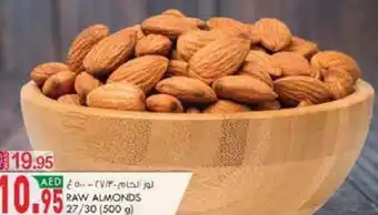 KM Trading RAW ALMONDS 27/30 (500 g) offer