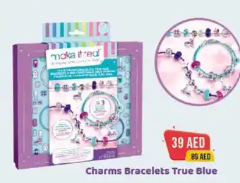 Lulu Hypermarket Charms Bracelets True Blue offer