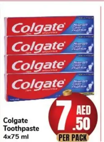 Day To Day Colgate Toothpaste 4x75 ml offer