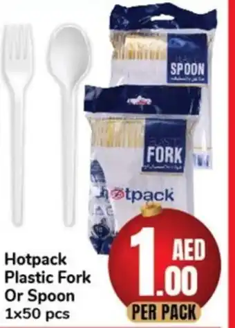 Day To Day Hotpack Plastic Fork Or Spoon 1x50 pcs offer