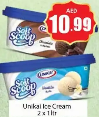 Amber Unikai Ice Cream 2 x 1ltr offer
