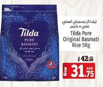 Kenz Hypermarket Tilda Pure Original Basmati Rice 5kg offer