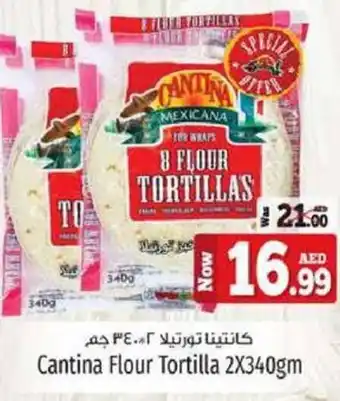 Kenz Hypermarket Cantina Flour Tortilla 2x340gm offer