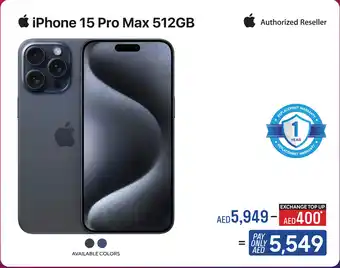 ECity iPhone 15 Pro Max 512GB offer