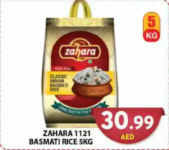 Grand Hyper Market ZAHARA 1121 BASMATI RICE 5KG offer