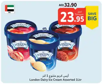 Union Coop London Dairy Ice Cream Assorted 1Ltr offer