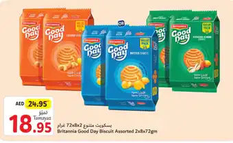 Union Coop Britannia Good Day Biscuit Assorted 2x8x72gm offer