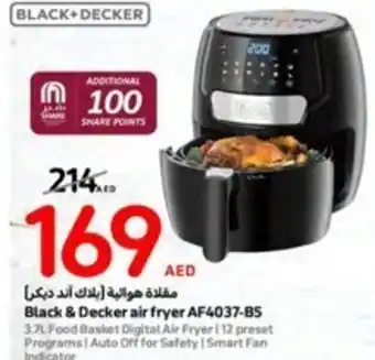 Carrefour Black & Decker air fryer AF4037-B5 3.7L offer