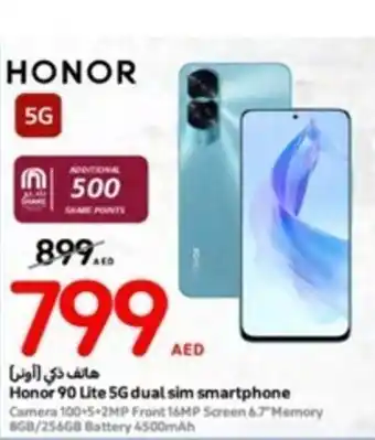 Carrefour Honor 90 Lite 5G dual sim smartphone offer