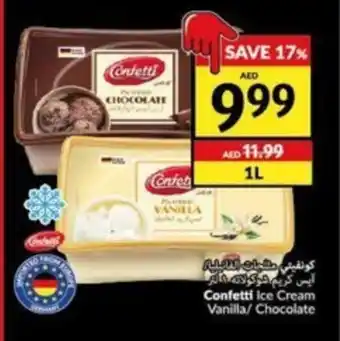 Viva Confetti Ice Cream Vanilla/ Chocolate 1L offer