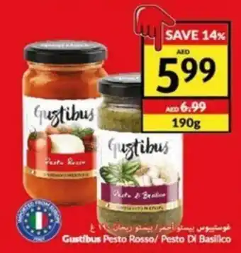Viva Gustibus Pesto Rosso/ Pesto Di Basilico 190g offer