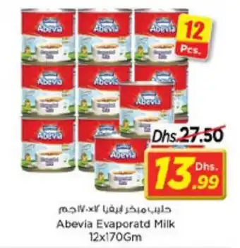 Nesto Abevia Evaporatd Milk 12x170Gm offer