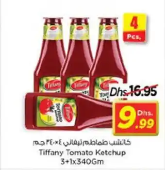 Nesto Tiffany Tomato Ketchup 3+1x340Gm offer