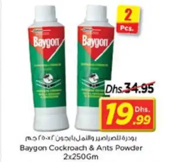 Nesto Baygon Cockroach & Ants Powder 2x250Gm offer