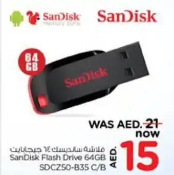 Nesto SanDisk Flash Drive 64GB SDCZ50-B35 C/B offer