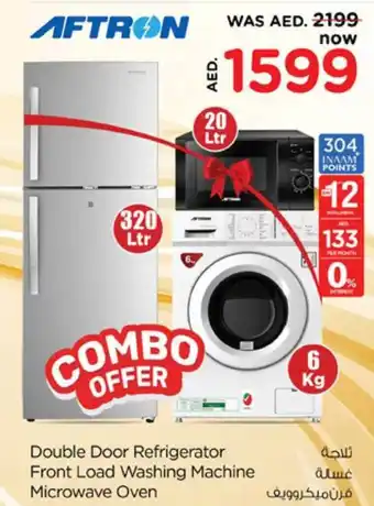 Nesto Double Door Refrigerator Front Load Washing Machine Microwave Oven offer