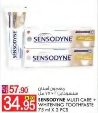 KM Trading SENSODYNE MULTI CARE + WHITENING TOOTHPASTE 75 ml X 2 PCS offer