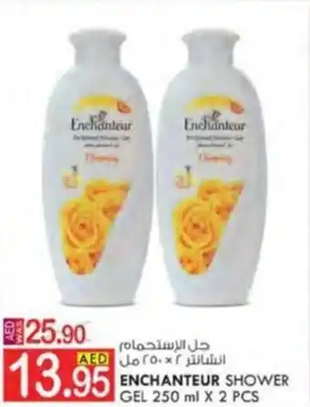 KM Trading ENCHANTEUR SHOWER GEL 250 ml X 2 PCS offer