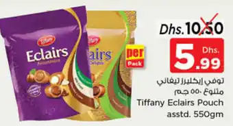 Nesto Tiffany Eclairs Pouch asstd 550gm offer